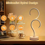 Question Mark LED Desk Lamp, 3-Color Dimmable USB Table Lamp, Creative Night Light for Bedroom Home Decor