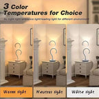 Question Mark LED Desk Lamp, 3-Color Dimmable USB Table Lamp, Creative Night Light for Bedroom Home Decor