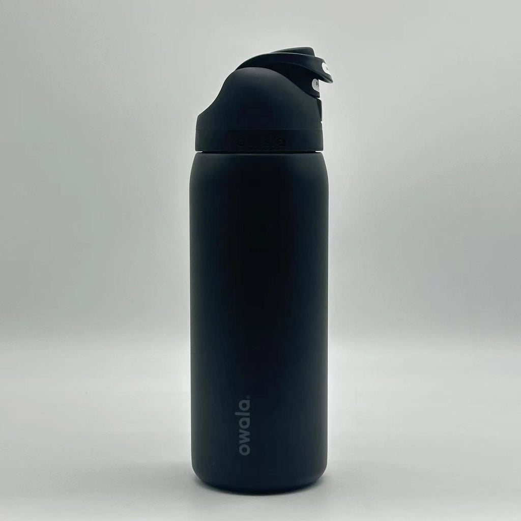 Owala 32oz FreeSip Insulated Water Bottle – Very Very Dark | Stainless Steel   M32oz-HS