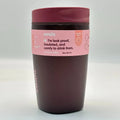 Owala 12oz SmoothSip Slider Insulated Coffee Tumbler – Black Cherry | Stainless Steel   M12oz-CLZ