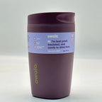 Owala 12oz Purple SmoothSip Slider Coffee Tumbler | Insulated Stainless Steel Travel Mug  M12oz-XDZ