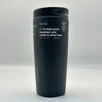 Owala 20oz SmoothSip Slider Coffee Tumbler – Stainless Steel, Insulated, Leak-Proof (Very Very Dark)   M20oz-HS