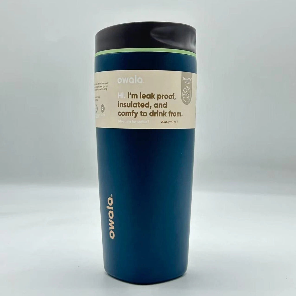 Owala 20oz SmoothSip Slider Insulated Coffee Tumbler – Moonlit Shadow | Stainless Steel  M20oz-ZQ