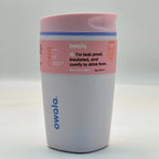 Owala 12oz Candy Coated SmoothSip Slider Coffee Tumbler | Insulated Stainless Steel Travel Mug   M12oz-MKLF