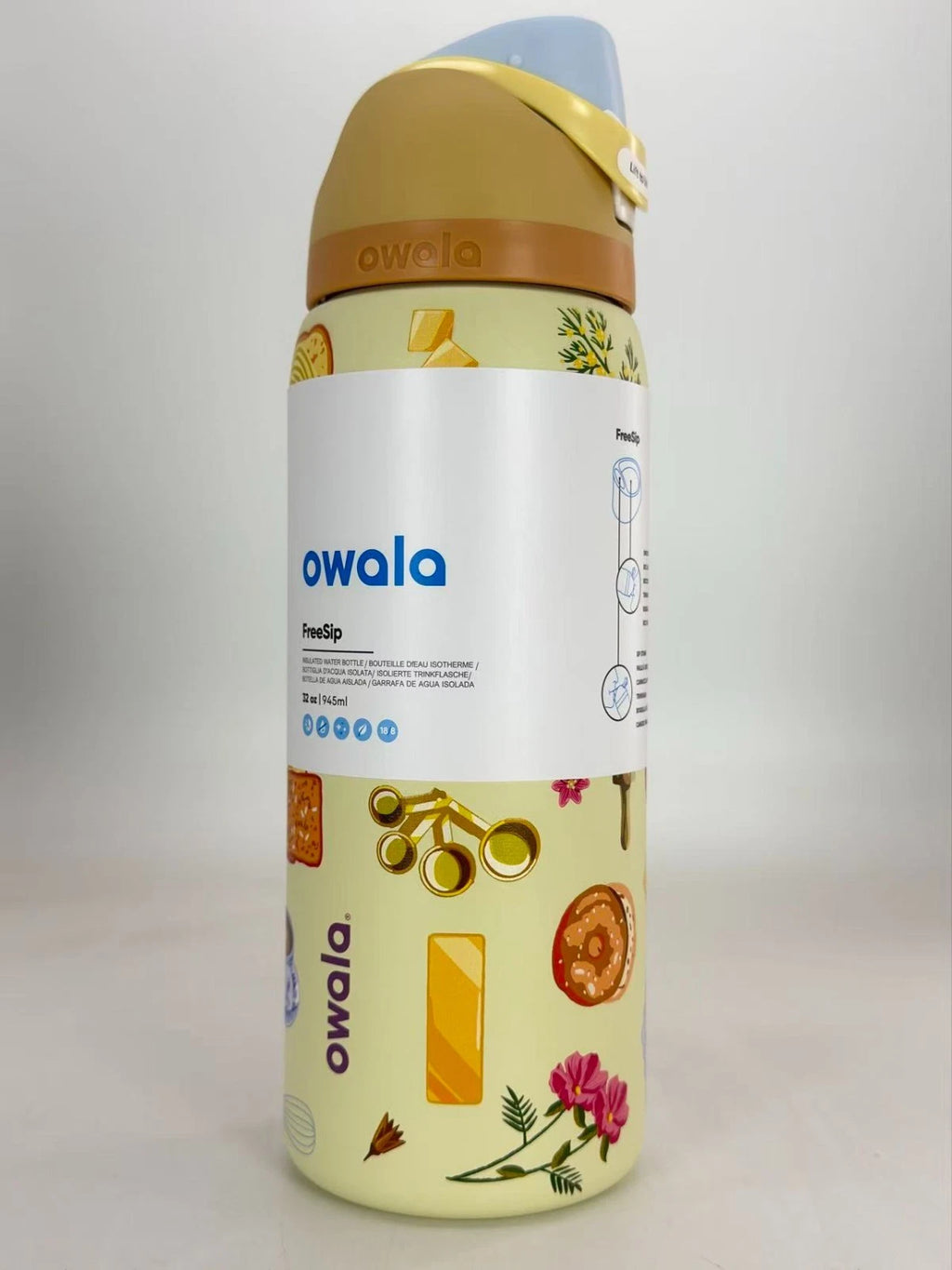 Owala 32oz FreeSip Insulated Water Bottle – Brunch Bunch | Limited Edition   M32oz-MBXWC