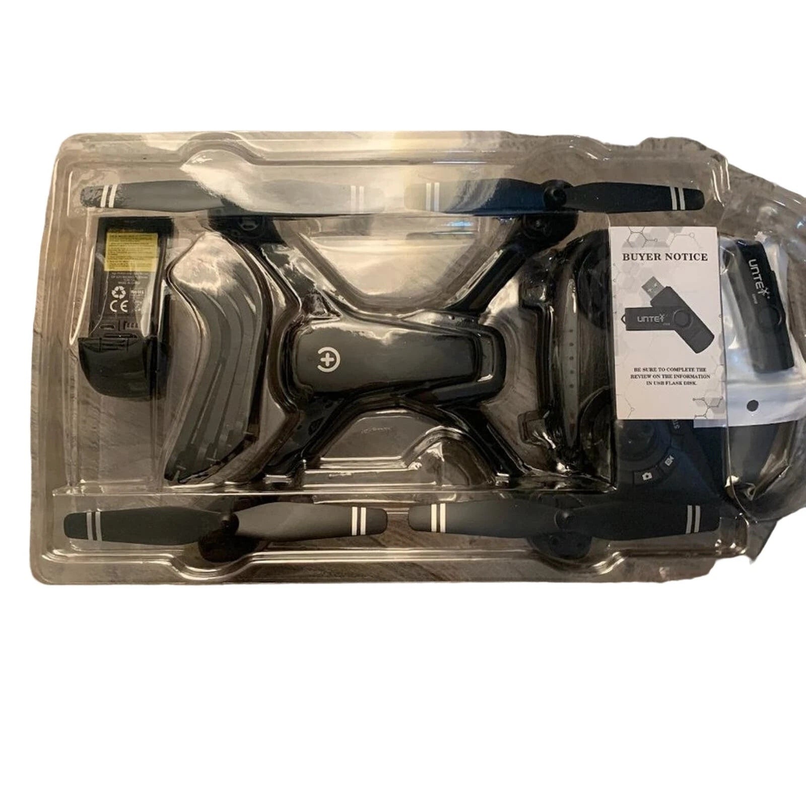 NEW UNTEI EC100 DRONE W/ 2K CAMERA, GRAVITY CONTROL, ALTITUDE HOLD HD