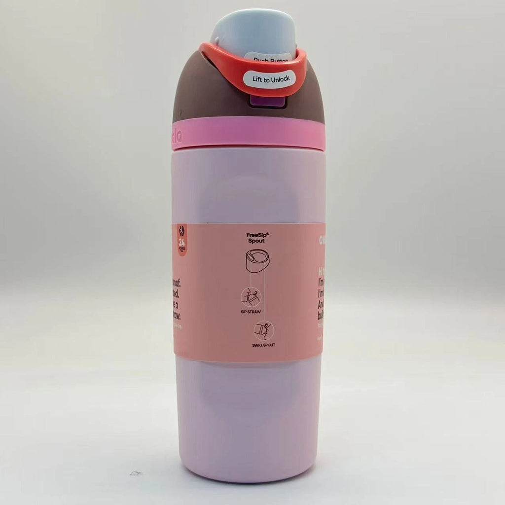 Owala 16oz Kids FreeSip Water Bottle – Cake Pop | Perfect for Little Sippers   M16oz-DGF