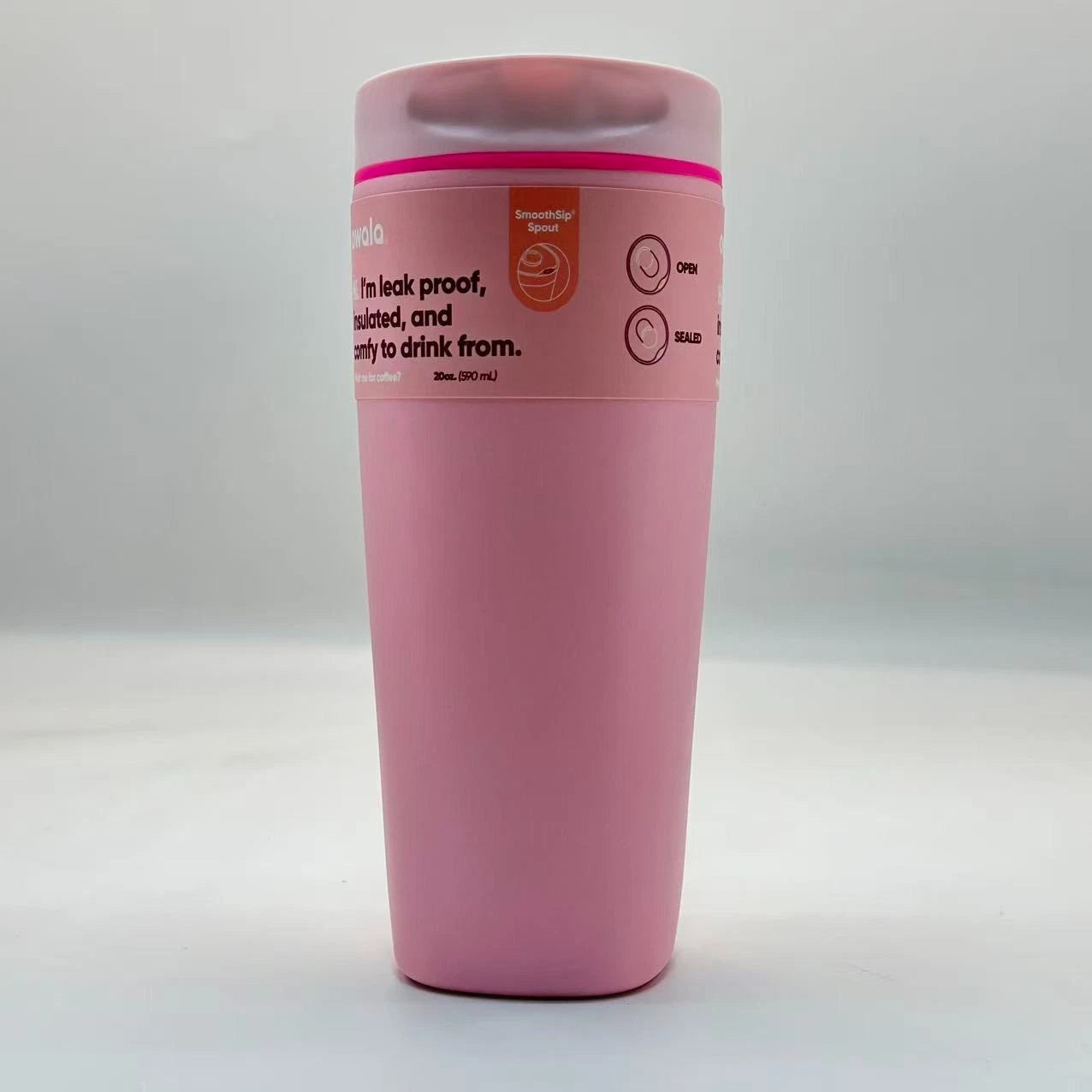 Owala 20oz Pucker Up SmoothSip Slider Coffee Tumbler – Stainless Steel, Leak-Proof, Insulated  M20oz-MGSY