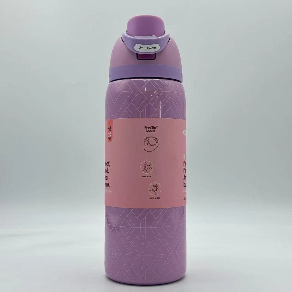 Owala x Wicked 32oz FreeSip Insulated Water Bottle – Glinda Pink | For Good Limited Edition  M32oz-WICKF