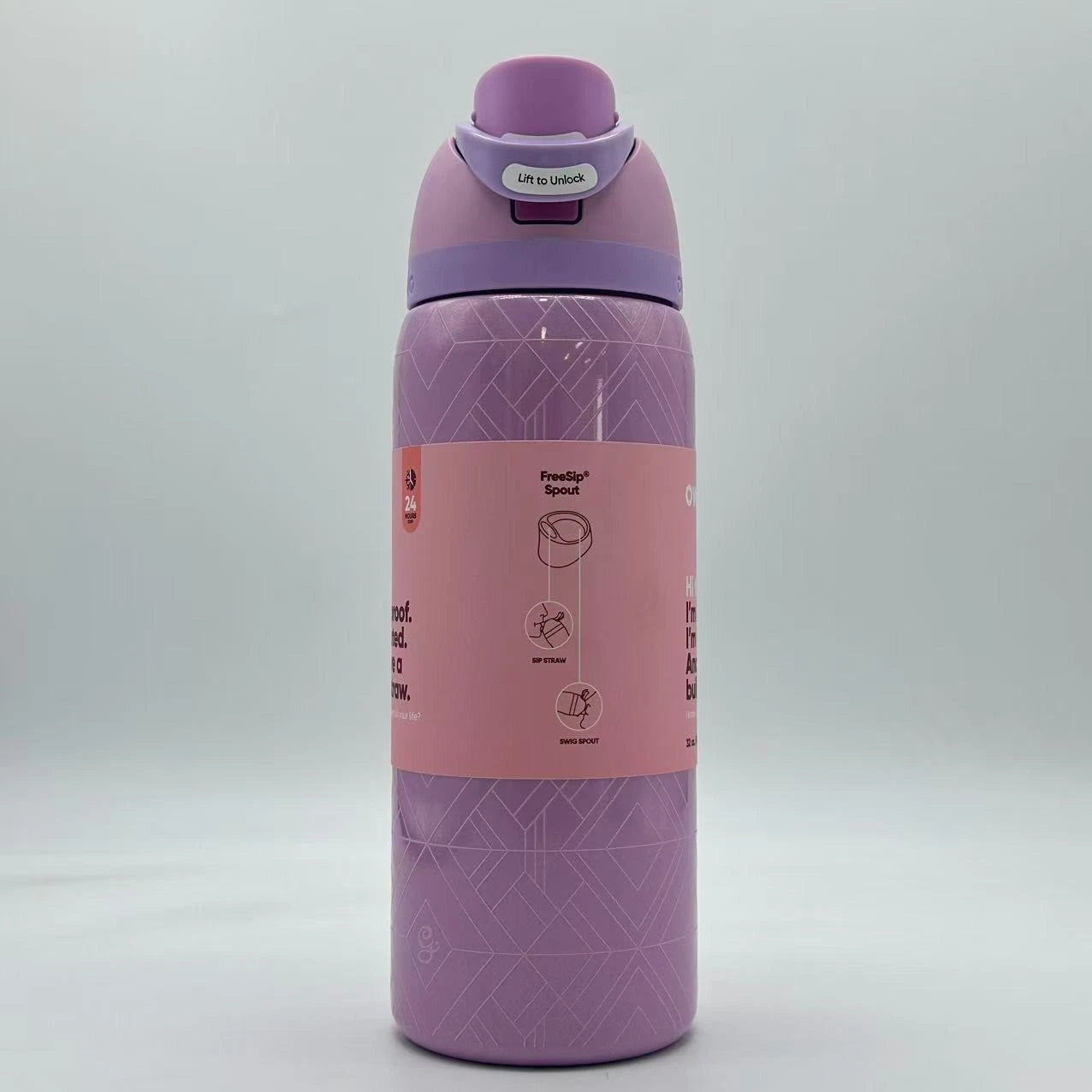 Owala x Wicked 32oz FreeSip Insulated Water Bottle – Glinda Pink | For Good Limited Edition  M32oz-WICKF