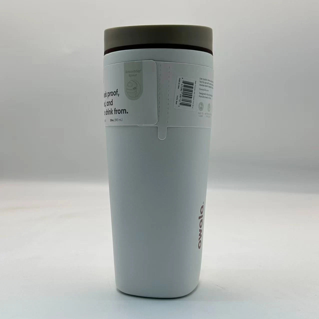 Owala 20oz Vanilla Bean SmoothSip Coffee Tumbler – Insulated Stainless Steel Travel Mug  M20oz-XCD