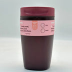 Owala 12oz SmoothSip Slider Insulated Coffee Tumbler – Black Cherry | Stainless Steel   M12oz-CLZ