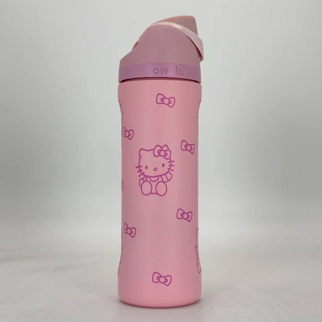 Owala x Hello Kitty 24oz FreeSip Insulated Water Bottle – Pink Rose Quartz | Limited Edition   M24oz-KTMGSY