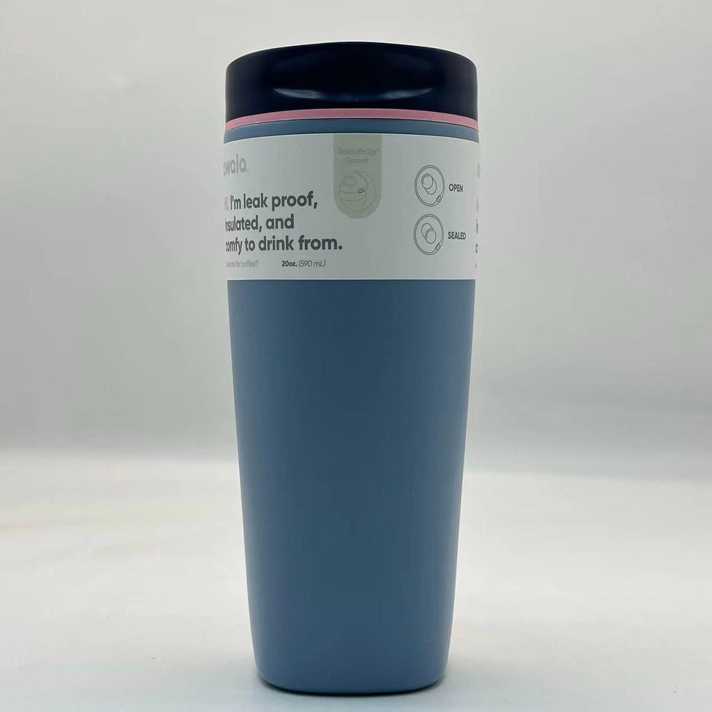 Owala 20oz SmoothSip Slider Insulated Coffee Tumbler – Sea Salt | Stainless Steel  M20oz-NJL