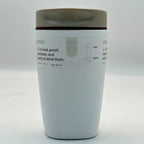 Owala 12oz Vanilla Bean SmoothSip Slider Coffee Tumbler | Insulated Stainless Steel Travel Mug  M12oz-XCD