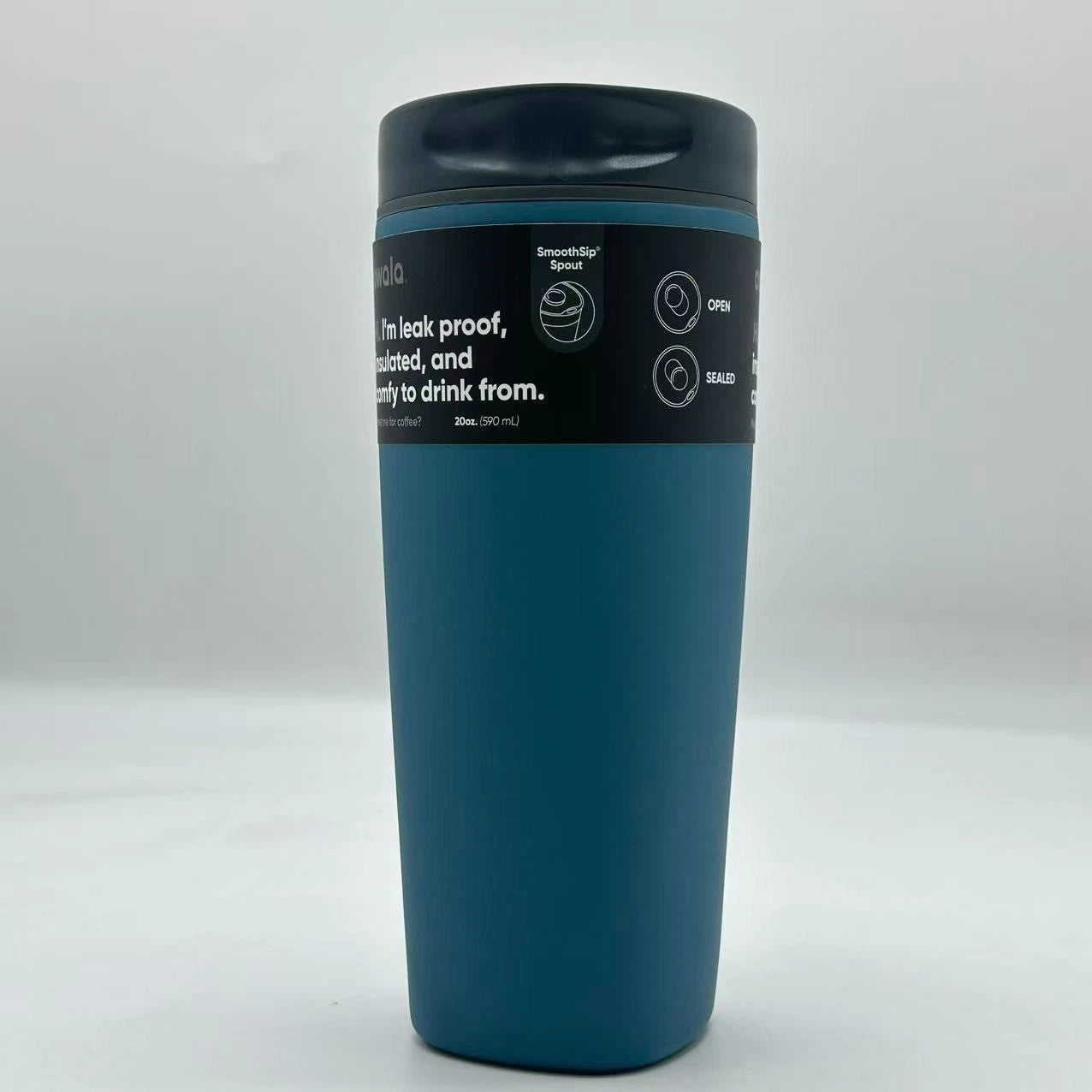 Owala 20oz High Dive SmoothSip Slider Coffee Tumbler | Insulated Stainless Steel Travel Mug   M20oz-JSL