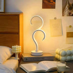 Question Mark LED Desk Lamp, 3-Color Dimmable USB Table Lamp, Creative Night Light for Bedroom Home Decor