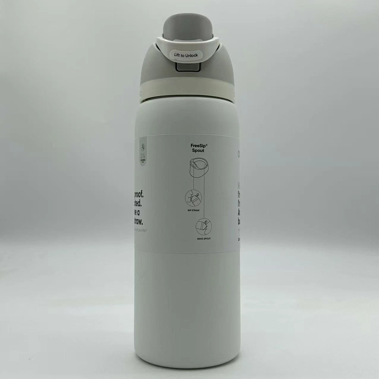 Owala 32oz FreeSip Insulated Water Bottle – Shy Marshmallow | Stainless Steel  M32oz-JJB