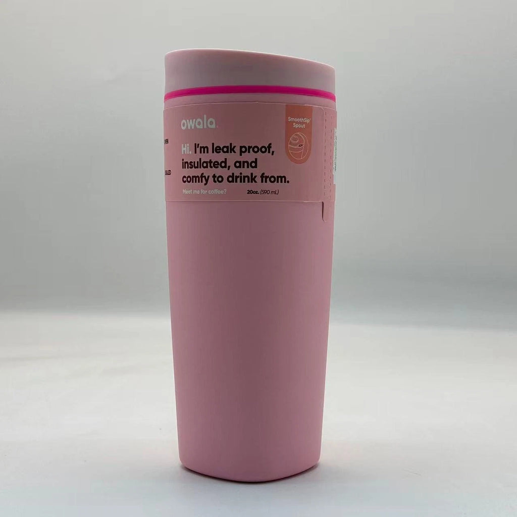 Owala 20oz Pucker Up SmoothSip Slider Coffee Tumbler – Stainless Steel, Leak-Proof, Insulated  M20oz-MGSY