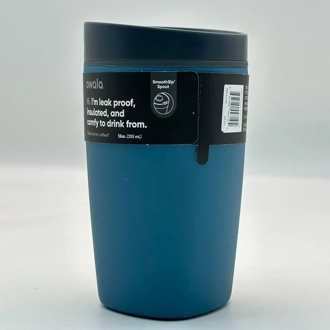 Owala 12oz SmoothSip Slider Insulated Coffee Tumbler – High Dive | Stainless Steel  M12oz-JSL