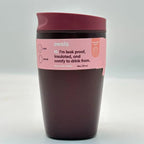Owala 12oz SmoothSip Slider Insulated Coffee Tumbler – Black Cherry | Stainless Steel   M12oz-CLZ
