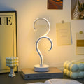 Question Mark LED Desk Lamp, 3-Color Dimmable USB Table Lamp, Creative Night Light for Bedroom Home Decor