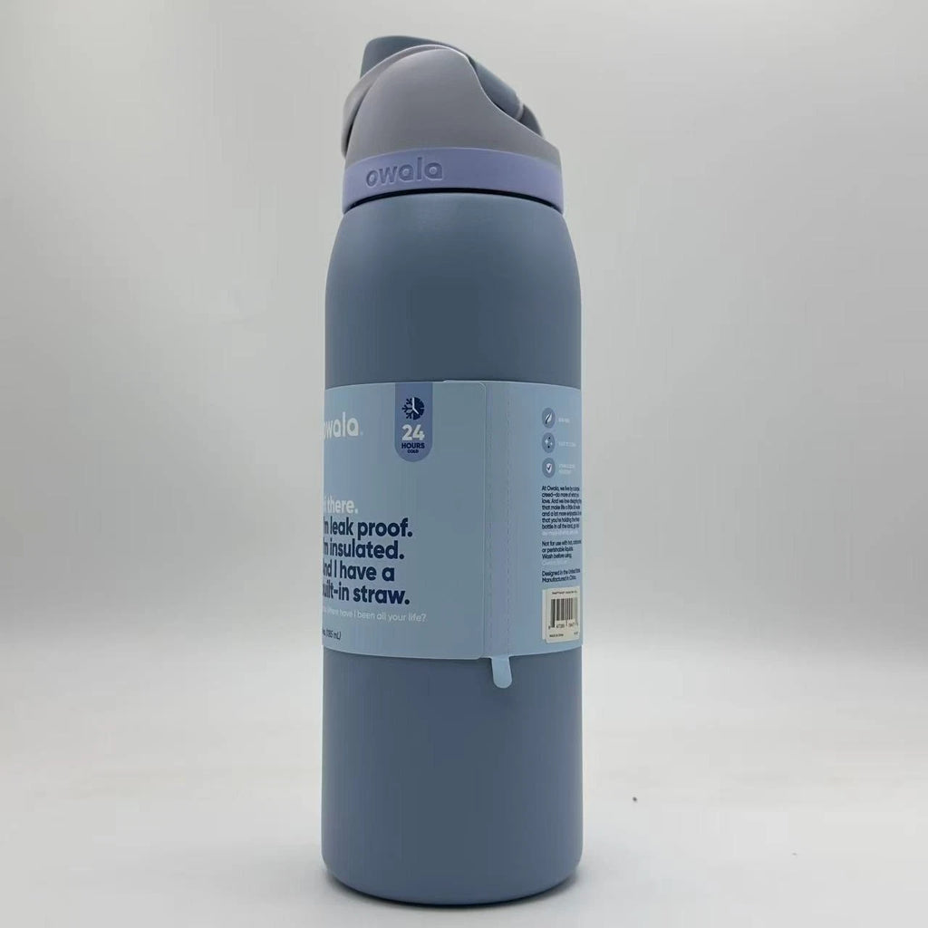 Owala 40oz FreeSip Insulated Water Bottle – Sea Salt | Stainless Steel   M40oz-NJL