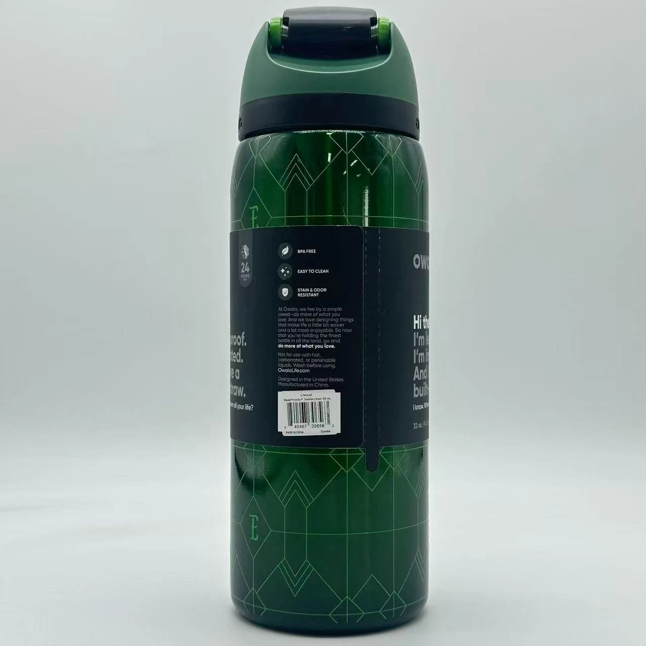 Owala x Wicked 32oz FreeSip Insulated Water Bottle – Elphaba | For Good Limited Edition    M32oz-WICKL
