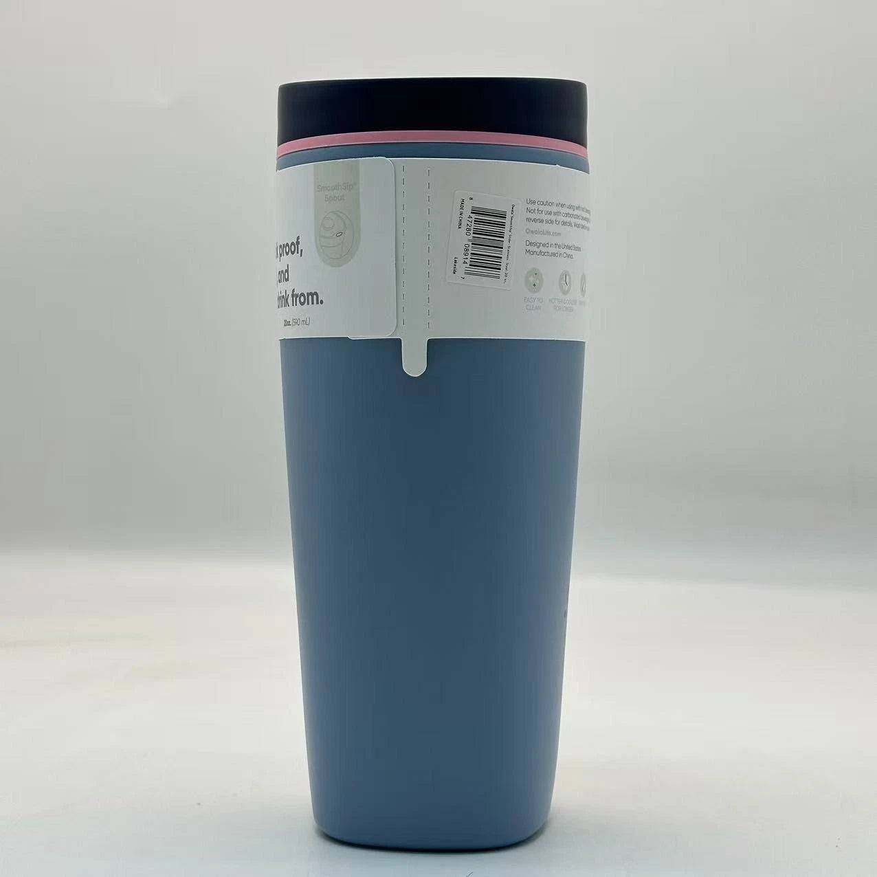 Owala 20oz SmoothSip Slider Insulated Coffee Tumbler – Sea Salt | Stainless Steel  M20oz-NJL