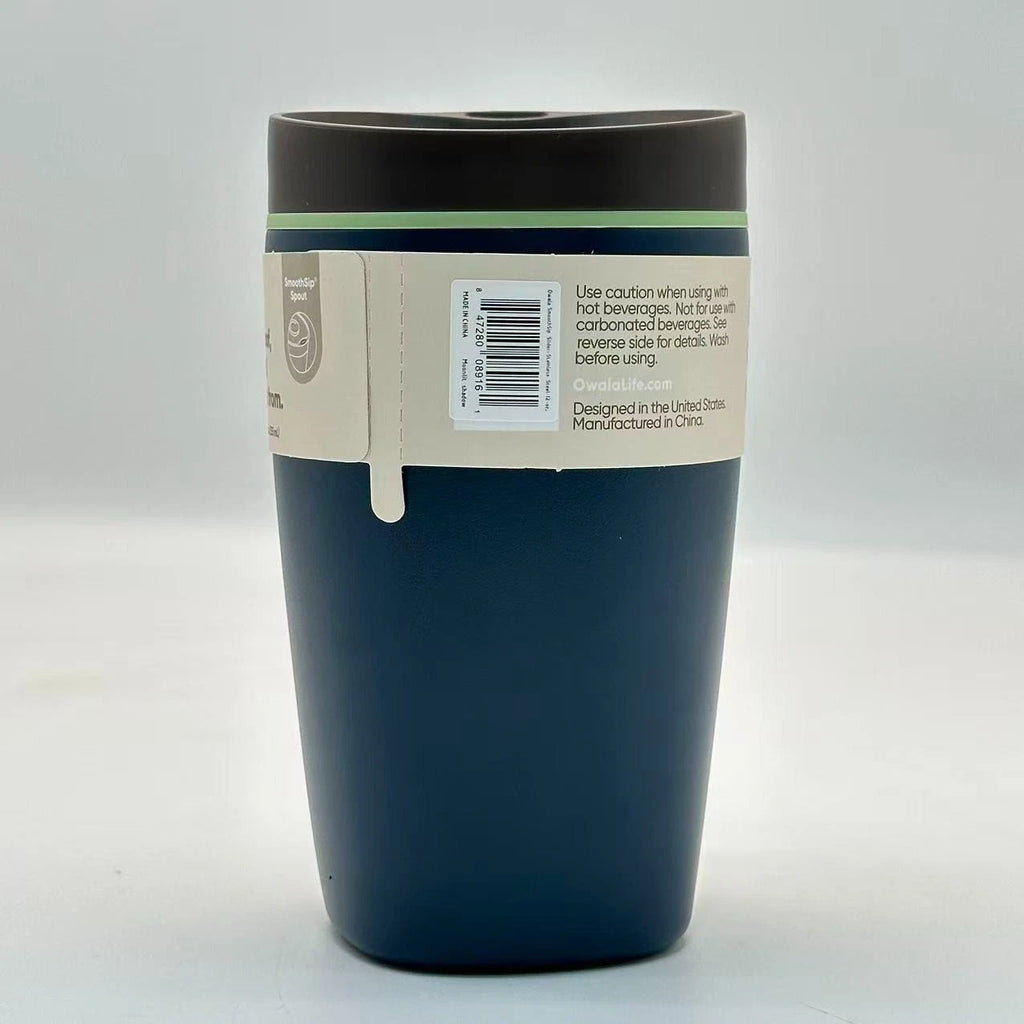 Owala 12oz Moonlit Shadow SmoothSip Slider Coffee Tumbler | Insulated Stainless Steel Travel Mug    M12oz-ZQ
