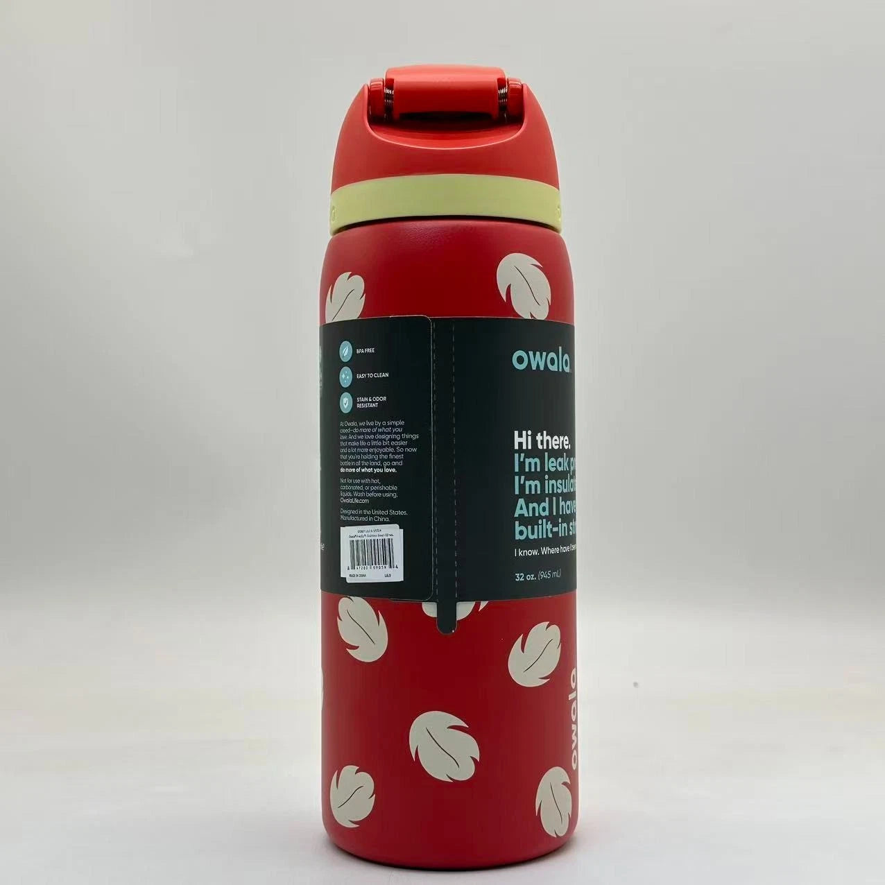 Owala x Lilo & Stitch 32oz FreeSip Insulated Water Bottle – Color Drop Edition | Limited   M32oz-LL