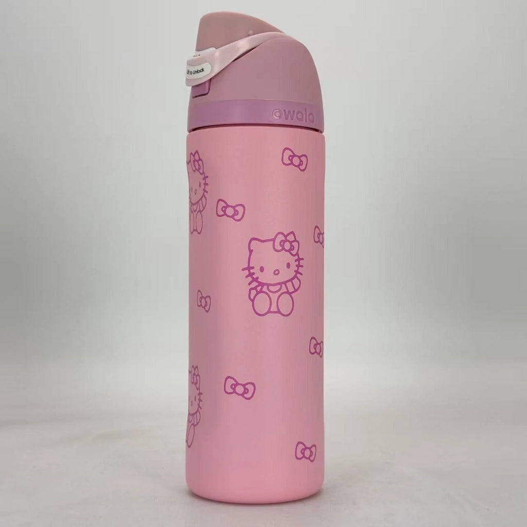Owala x Hello Kitty 24oz FreeSip Insulated Water Bottle – Pink Rose Quartz | Limited Edition   M24oz-KTMGSY