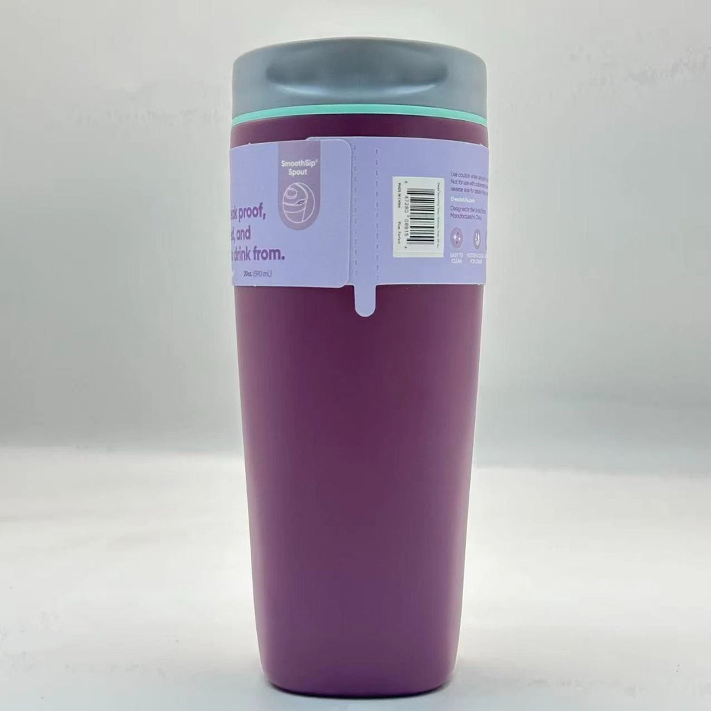 Owala 20oz Plum Perfect SmoothSip Insulated Coffee Tumbler | Stainless Steel Travel Mug   M20oz-XYZ
