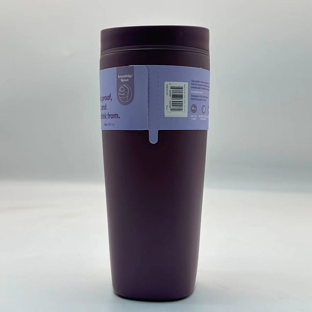 Owala 20oz SmoothSip Slider Insulated Coffee Tumbler – Purple | Stainless Steel   M20oz-XDZ