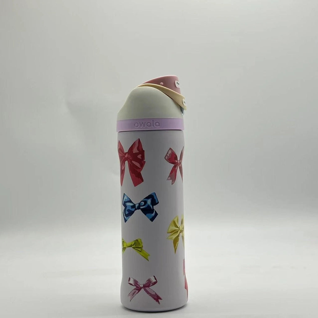 Owala 24oz FreeSip Insulated Water Bottle – Bow Limited Edition | Stainless Steel   OW24-XLHDJ