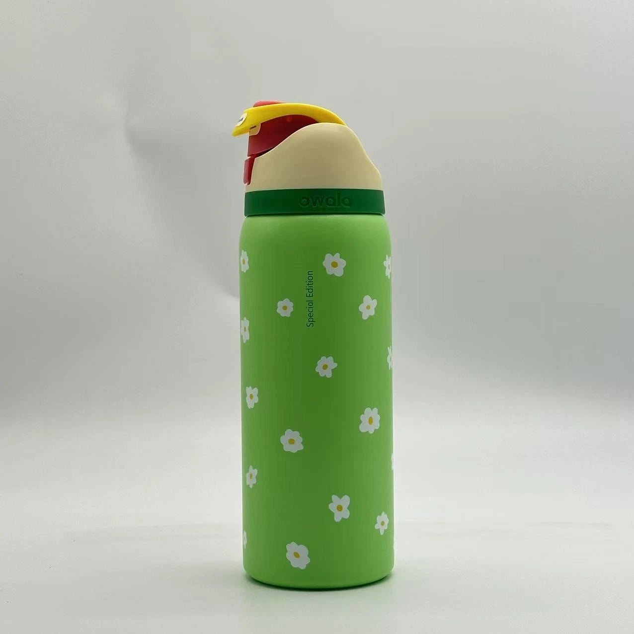 Owala 32oz FreeSip Water Bottle – Green Flower Edition | Stay Cold All Day  OW32-LSH