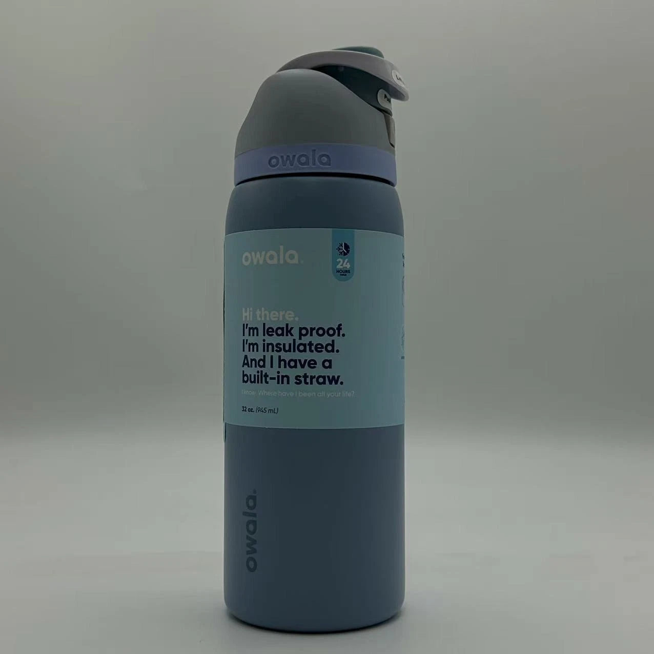 Owala 32oz FreeSip Insulated Water Bottle – Sea Salt | Stainless Steel    M32oz-NJL